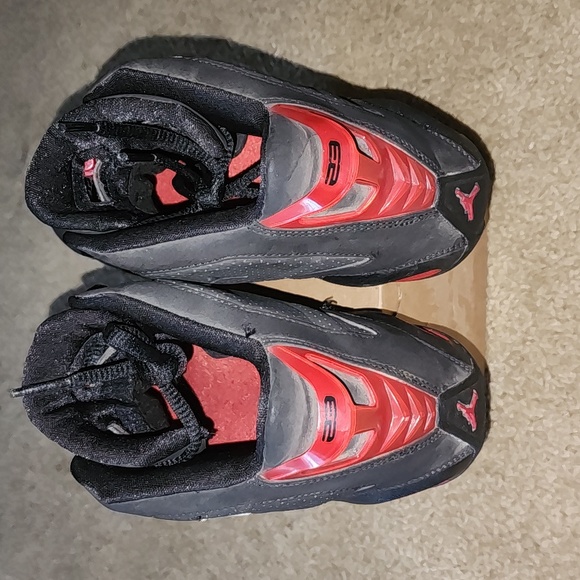 Air Jordan Nike shoes black red - Picture 6 of 9